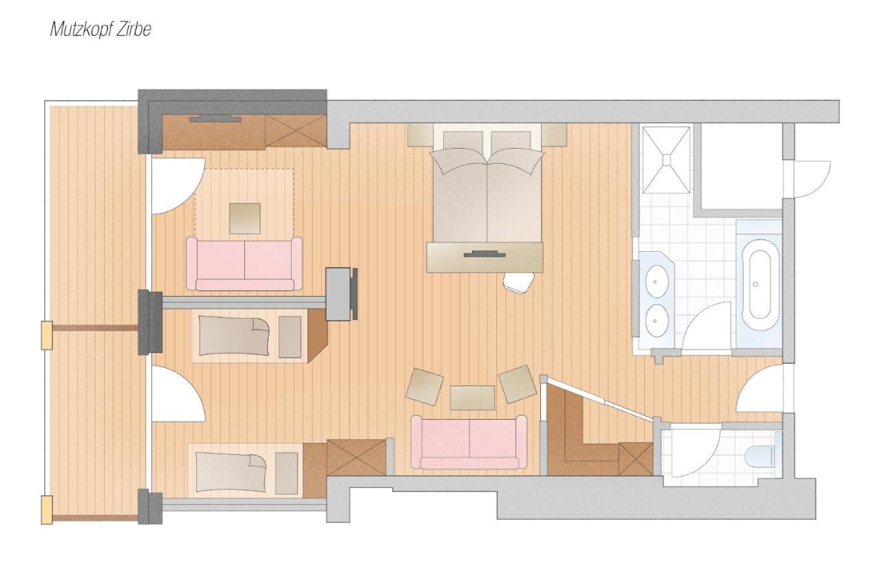 Hotel Schwarzer Adler Nauders Luaran gambar